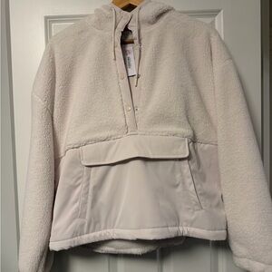 NWT Z Supply Ivory Pullover Hoodie
